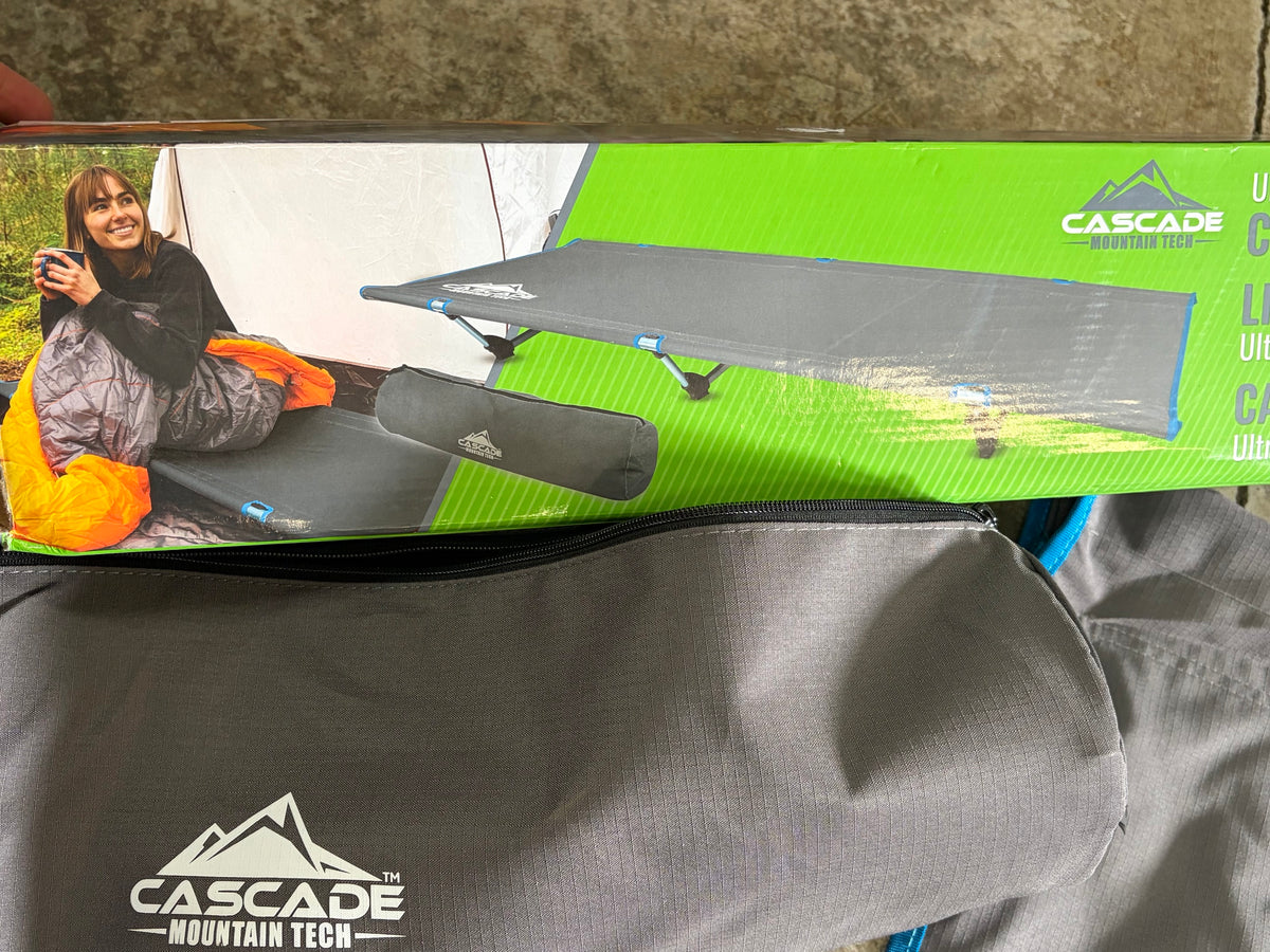 Cascade Mountain Tech Ultralight Collapsible Camp Cot