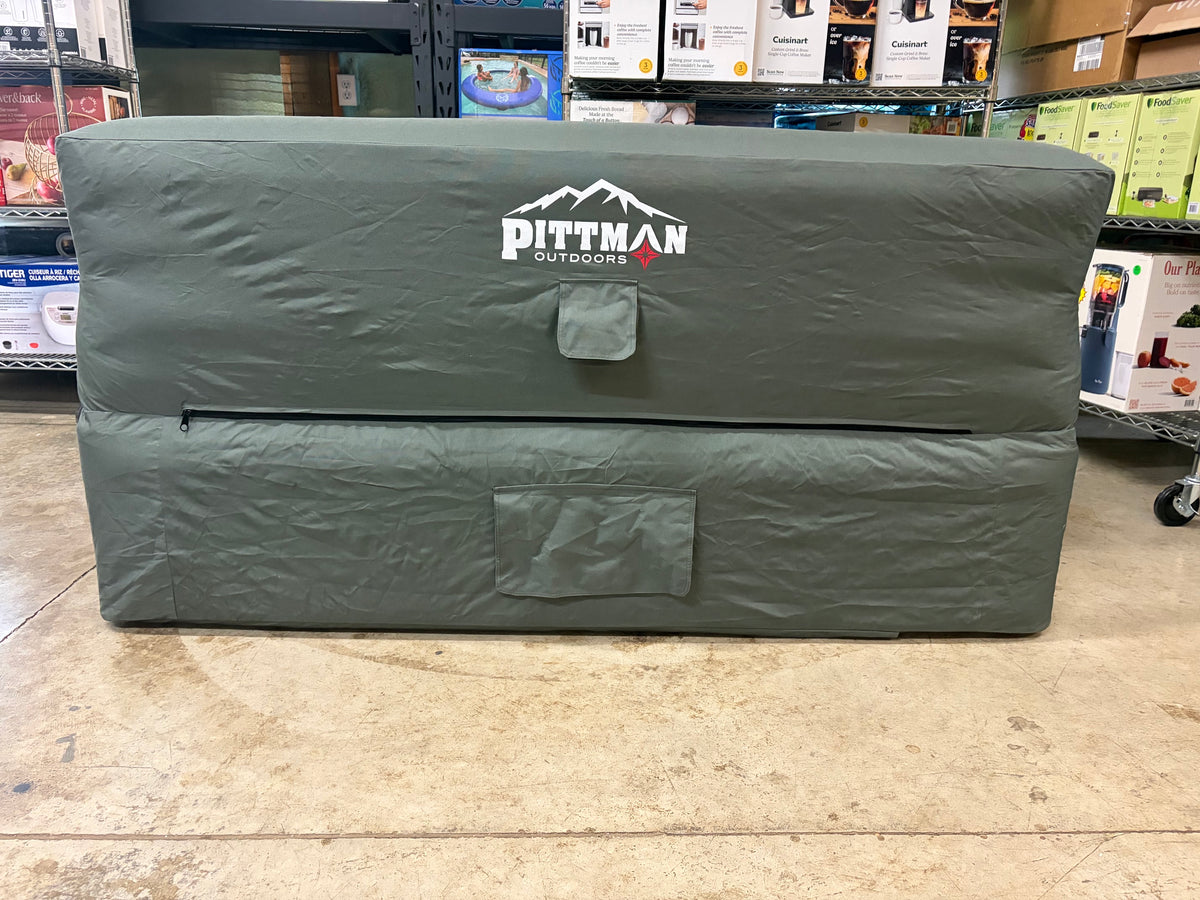 Pittman Outdoors Portable Inflatable Couch with Built-In Rechargeable Pump