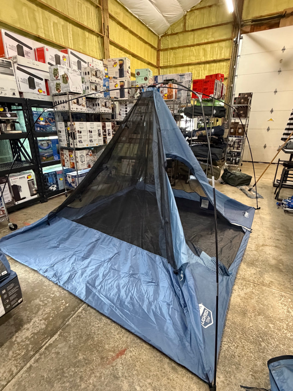 CORE 6-Person Lighted Dome Tent with Built-In LED Lighting