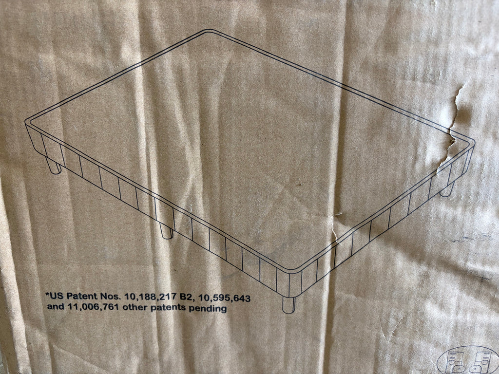 EnForce 7-Inch King Metal Foundation with Legs & Headboard Brackets