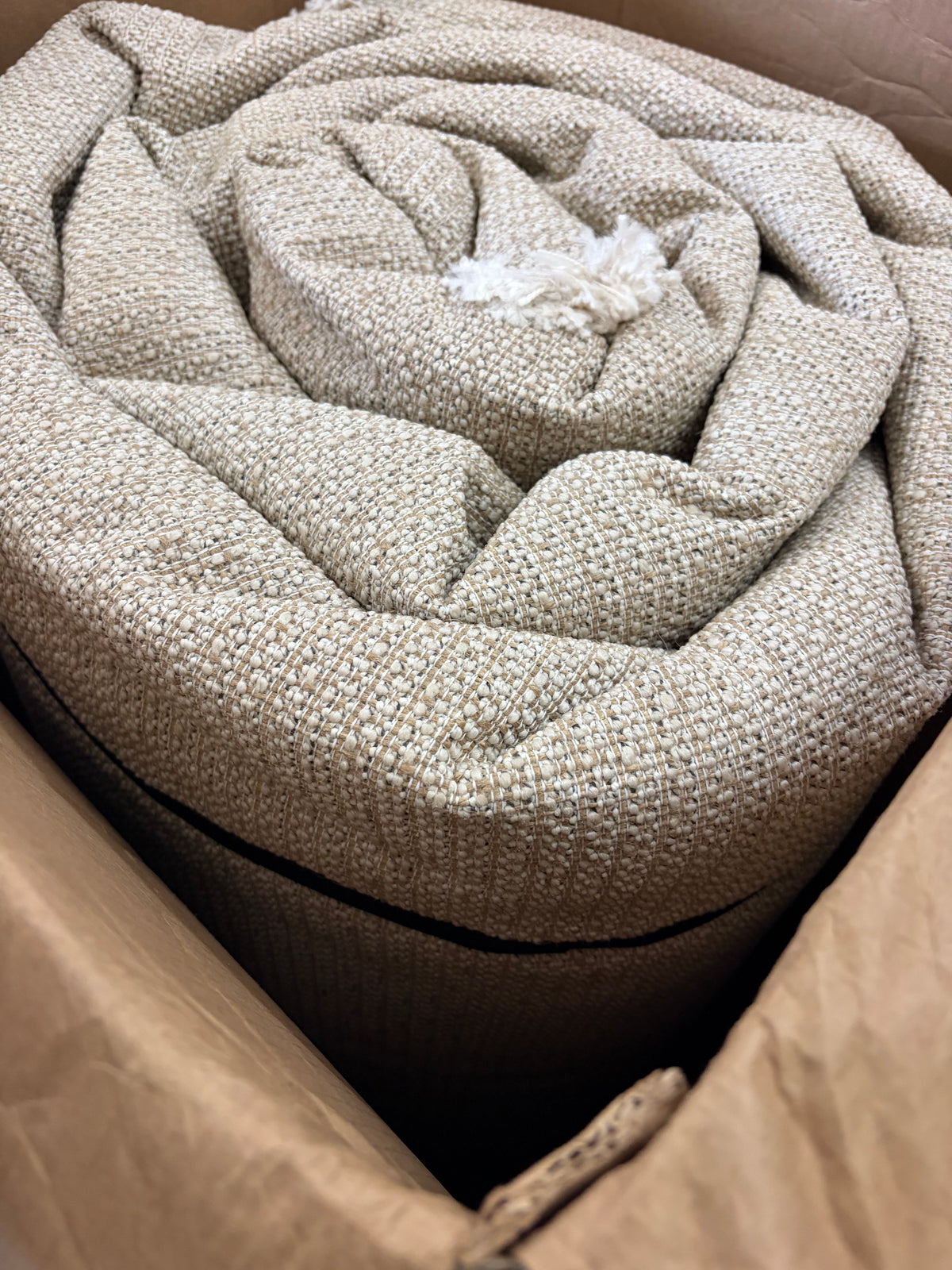 Thomasville Marketplace Luxury Shag Area Rug, Cream, 9 ft. 5 in. x 13 ft.