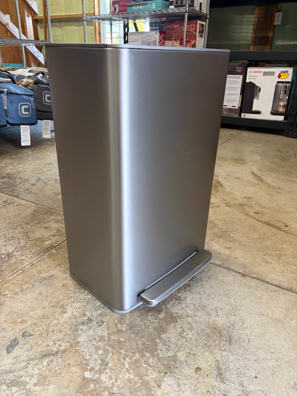 Kohler 47 L Stainless Steel Step Trash Can