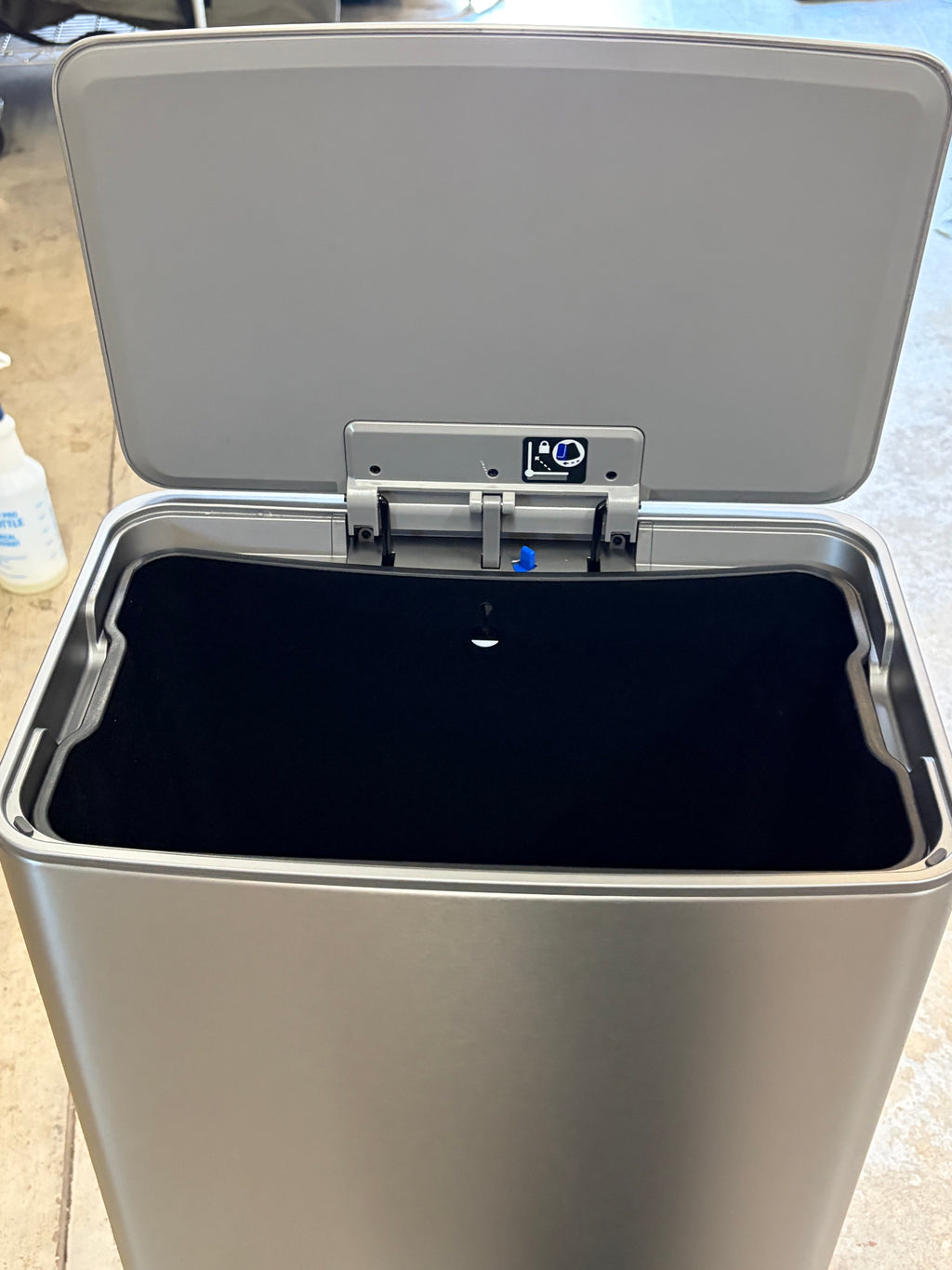 Kohler 47 L Stainless Steel Step Trash Can