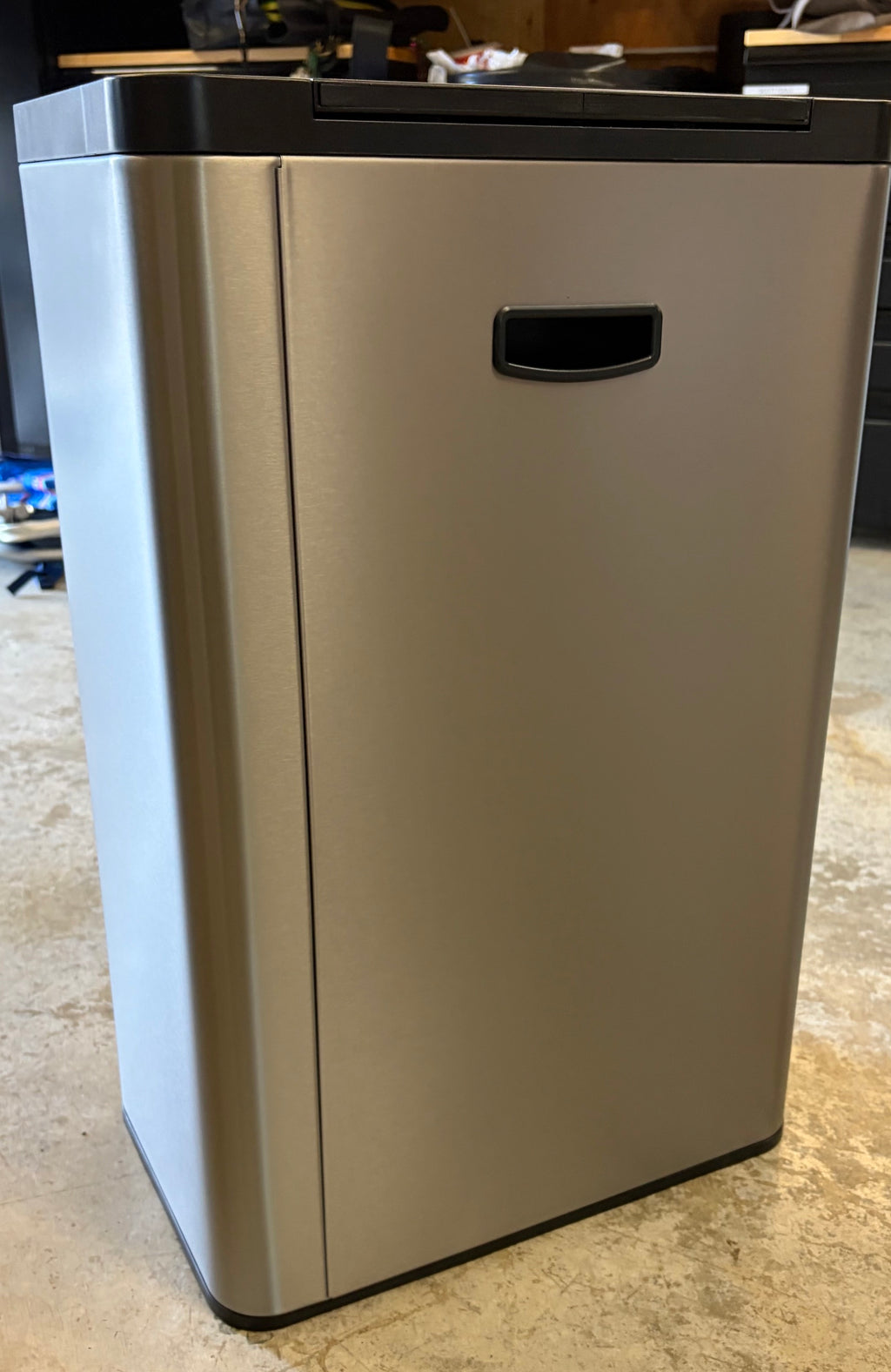 KOHLER 47 L Stainless Steel Step Trash Can