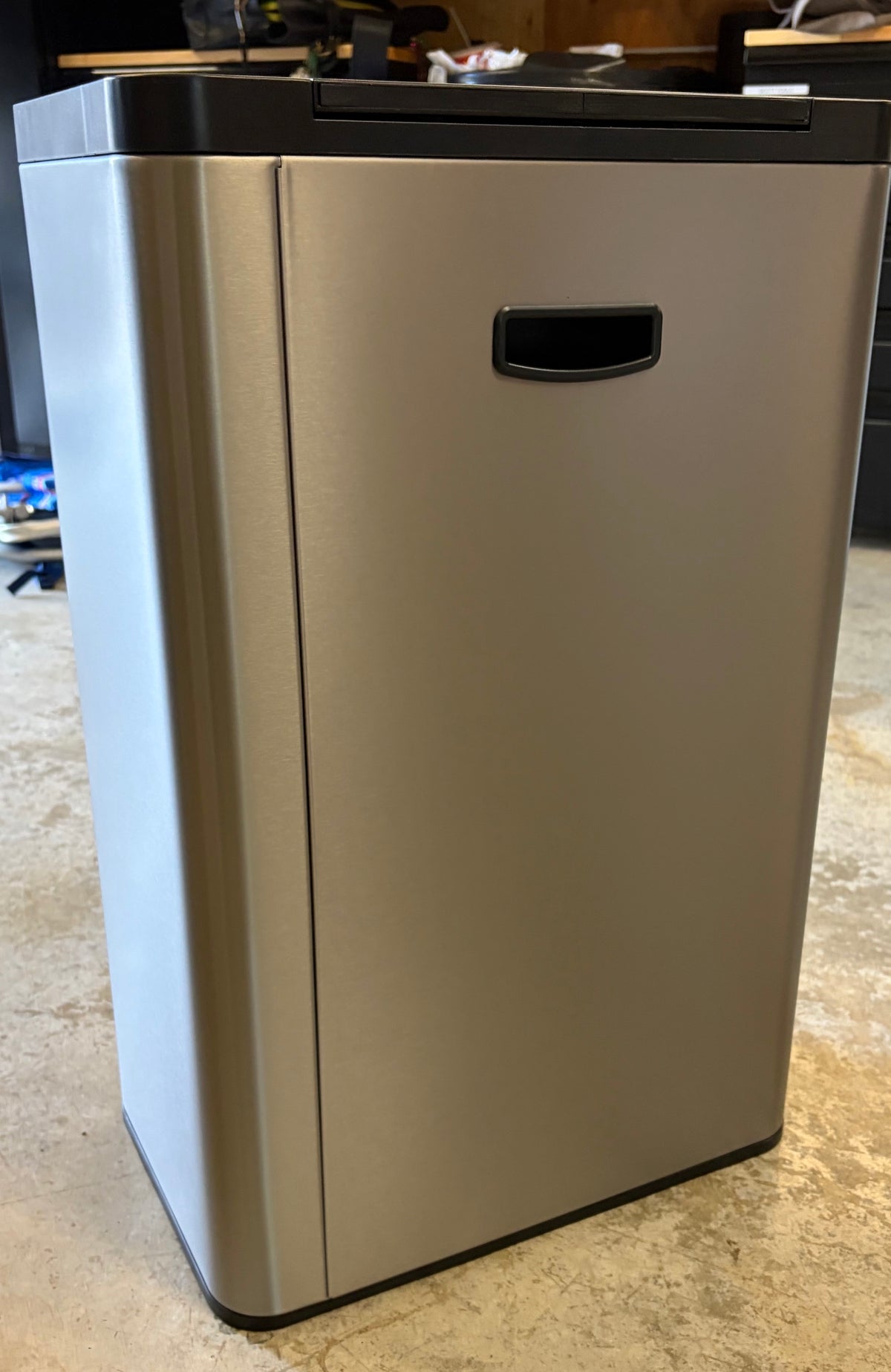 KOHLER 47 L Stainless Steel Step Trash Can