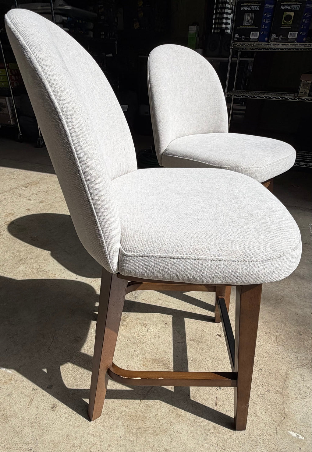 Pike & Main Ophelia Counter-Height Swivel Stools, Set of 2