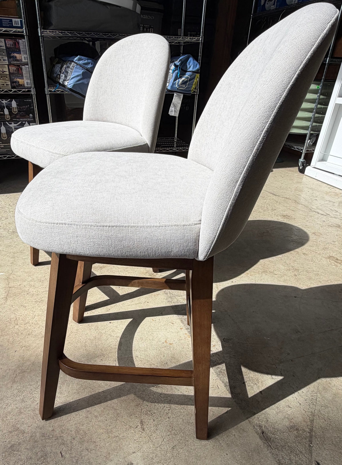 Pike & Main Ophelia Counter-Height Swivel Stools, Set of 2