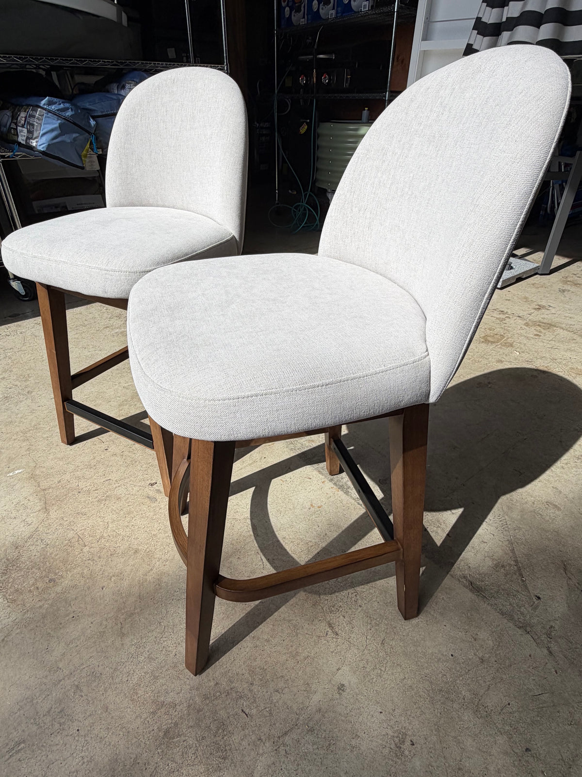 Pike & Main Ophelia Counter-Height Swivel Stools, Set of 2