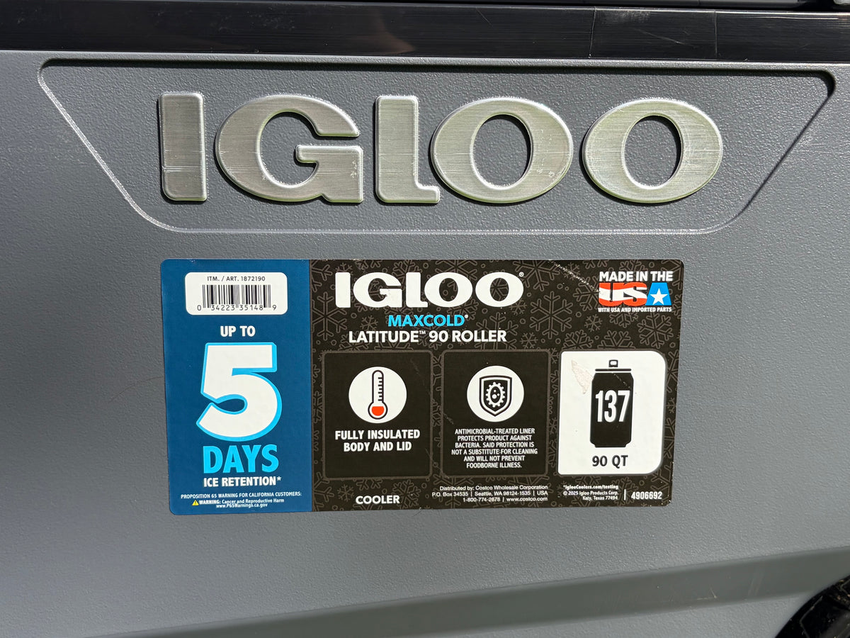 Igloo MaxCold 90-Quart Wheeled Cooler