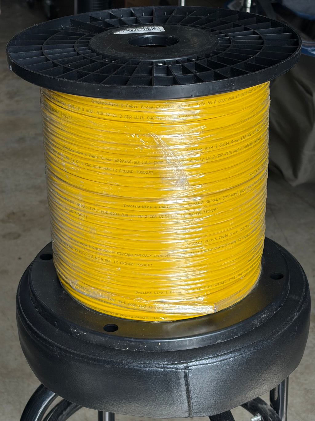 Spectra 12/2 Copper Building Wire - 500 ft. Spool
