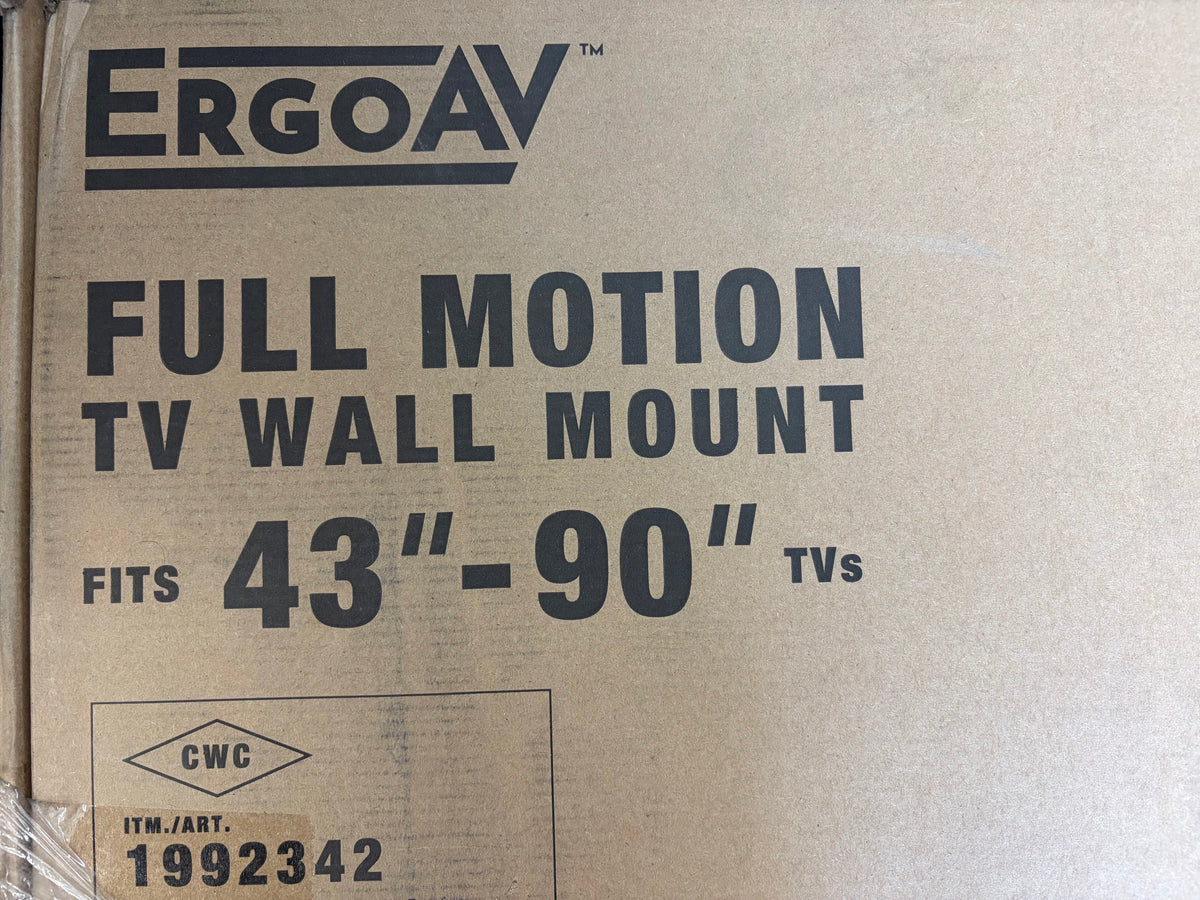 ErgoAV Full-Motion TV Wall Mount for 43–90 in. TVs - ERMML20-01B