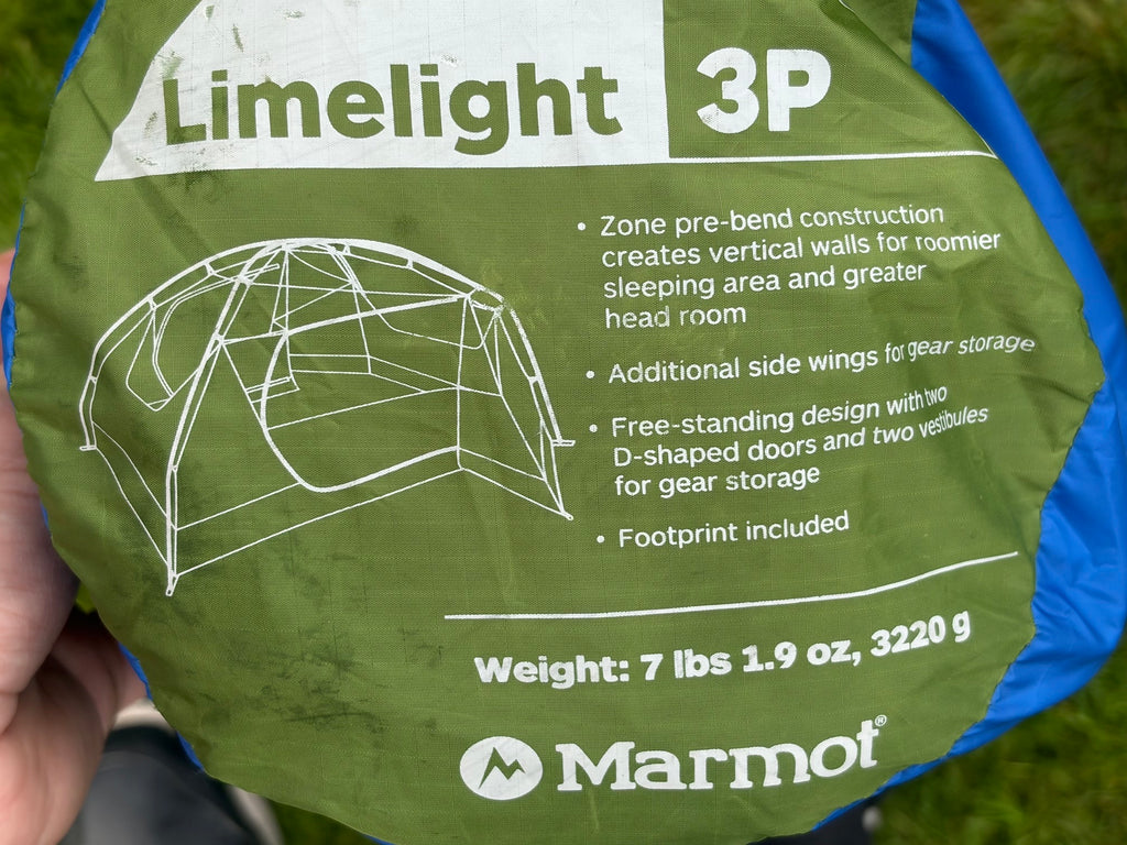 Marmot Limelight 3-Person Tent - Foliage/Dark Azure