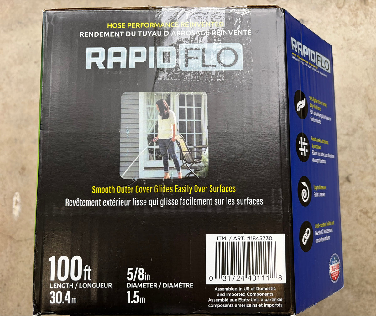 Teknor Rapid Flo Compact Garden Hose - 5/8 in. x 100 ft.