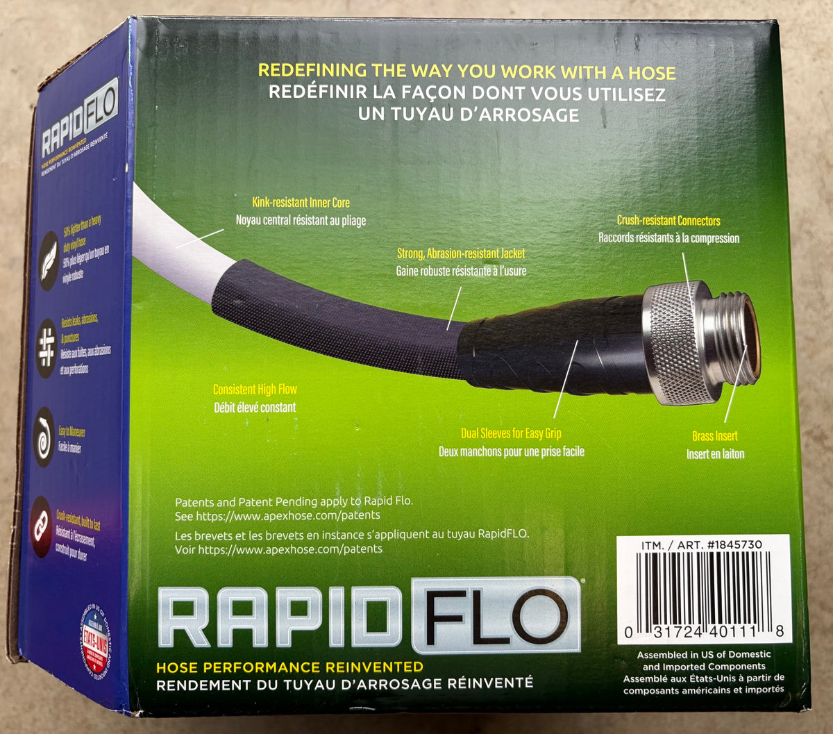 Teknor Rapid Flo Compact Garden Hose - 5/8 in. x 100 ft.