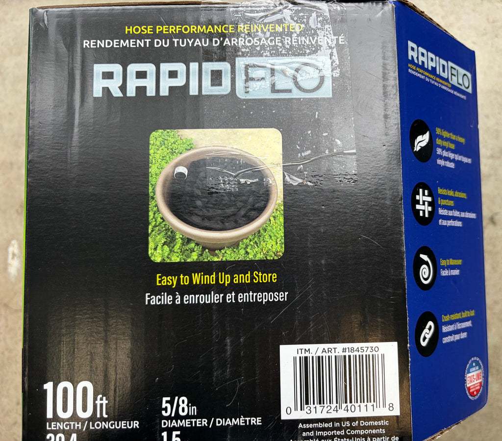 Teknor Rapid Flo Compact Garden Hose - 5/8 in. x 100 ft.