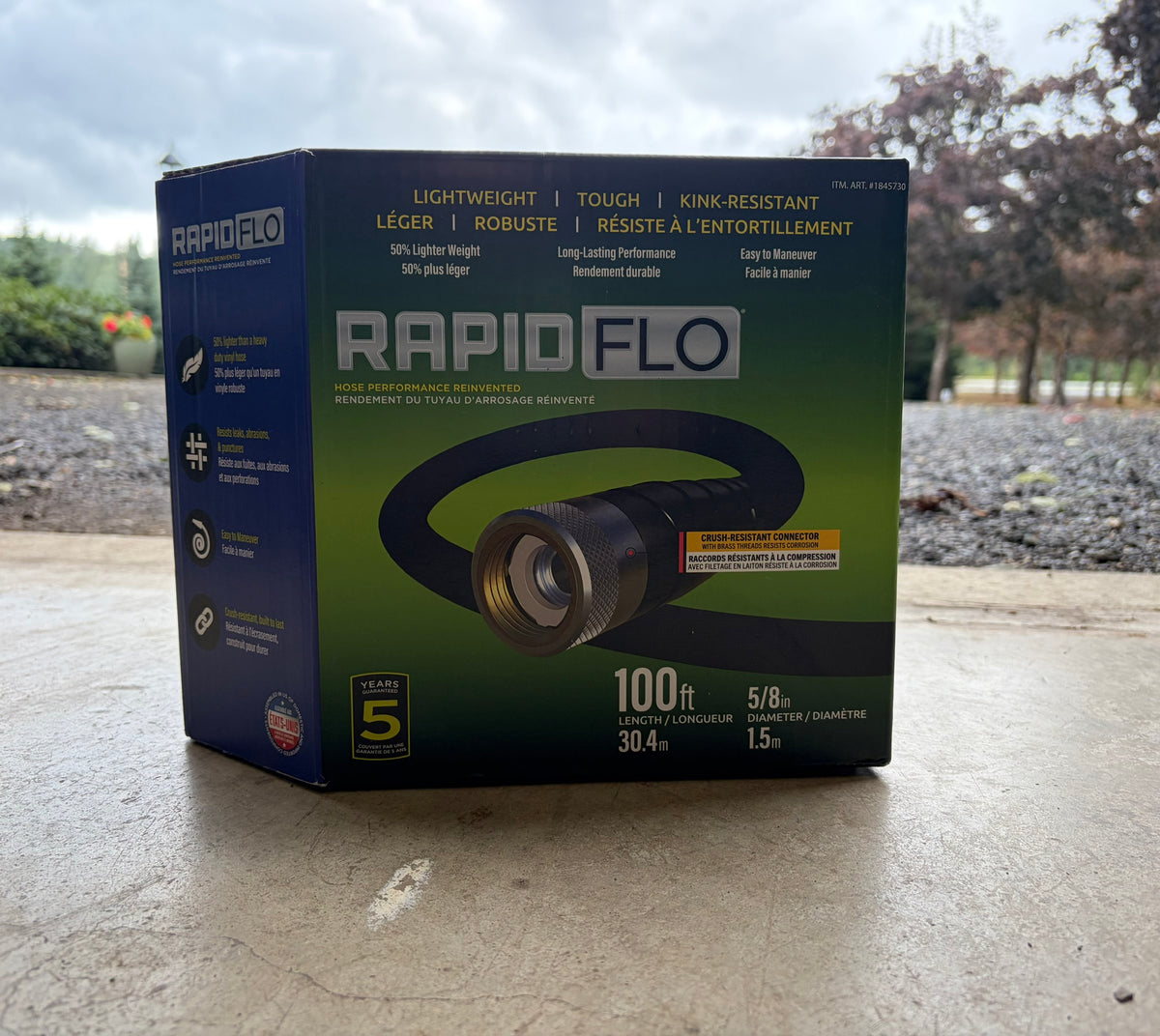 Teknor Rapid Flo Compact Garden Hose - 5/8 in. x 100 ft.