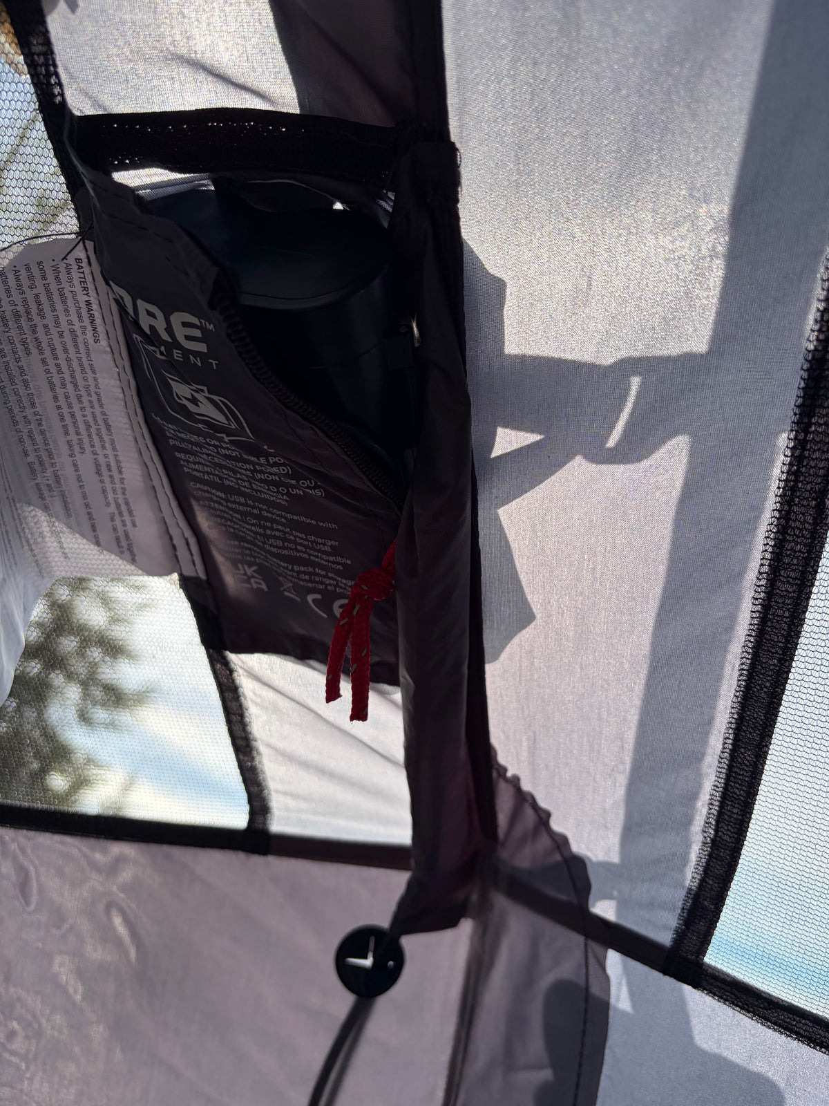 CORE 10-Person Lighted Instant Cabin Tent with Awning