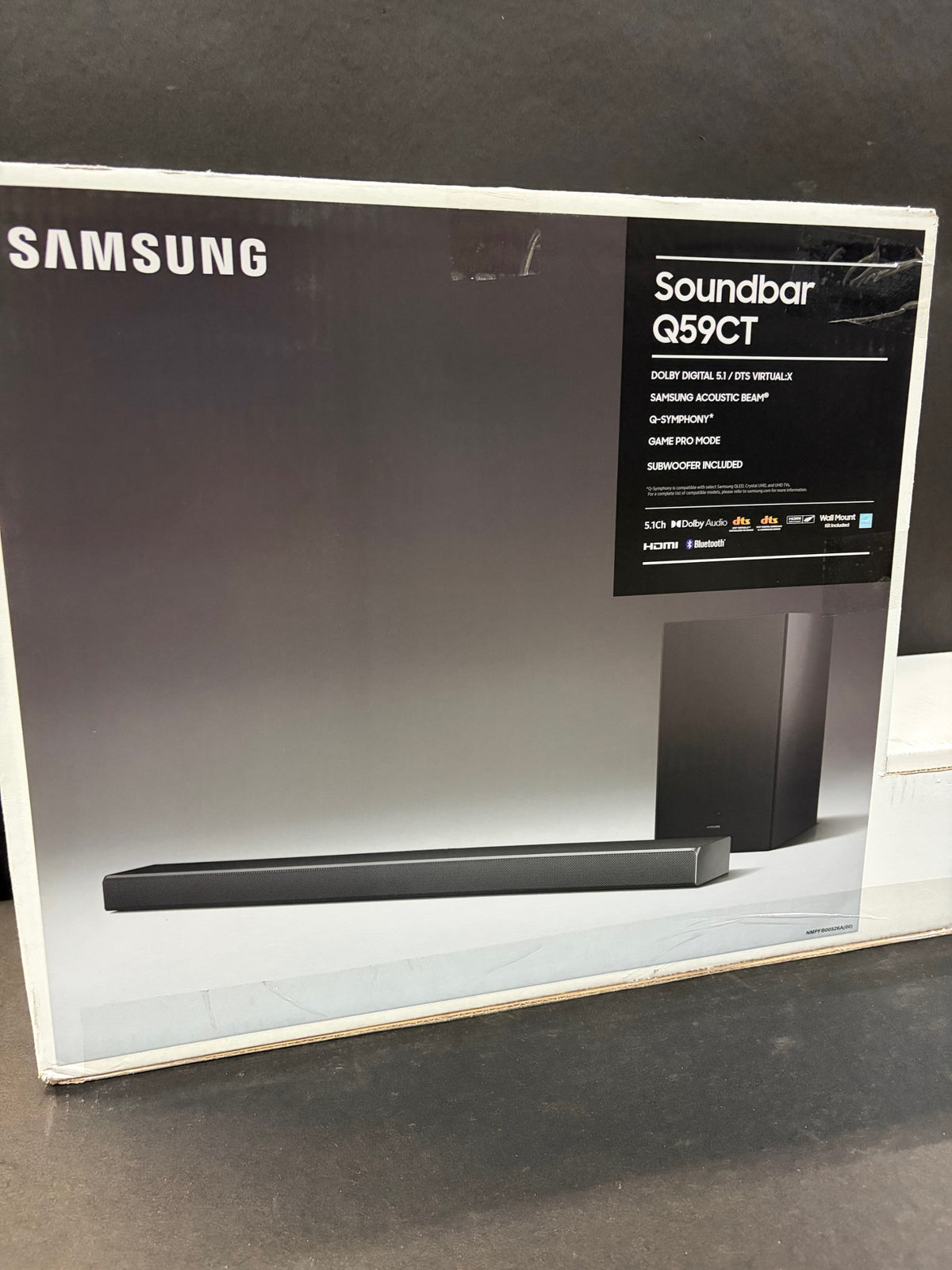 Samsung HW-Q59CT 5.1 Channel Soundbar with Wireless Subwoofer