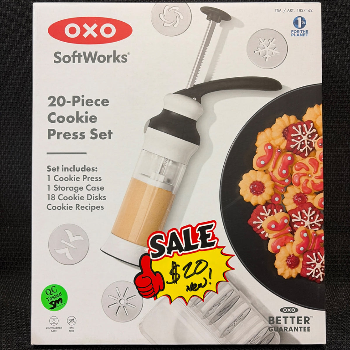 OXO Softworks 20 Piece Cookie Press Set