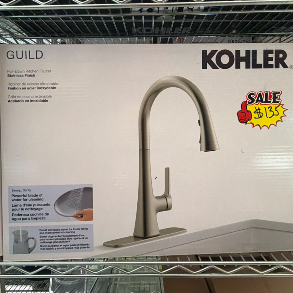 Kohler GUILD pull-down faucet