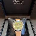 Alpina Startimer Pilot Men's Green Dial Watch