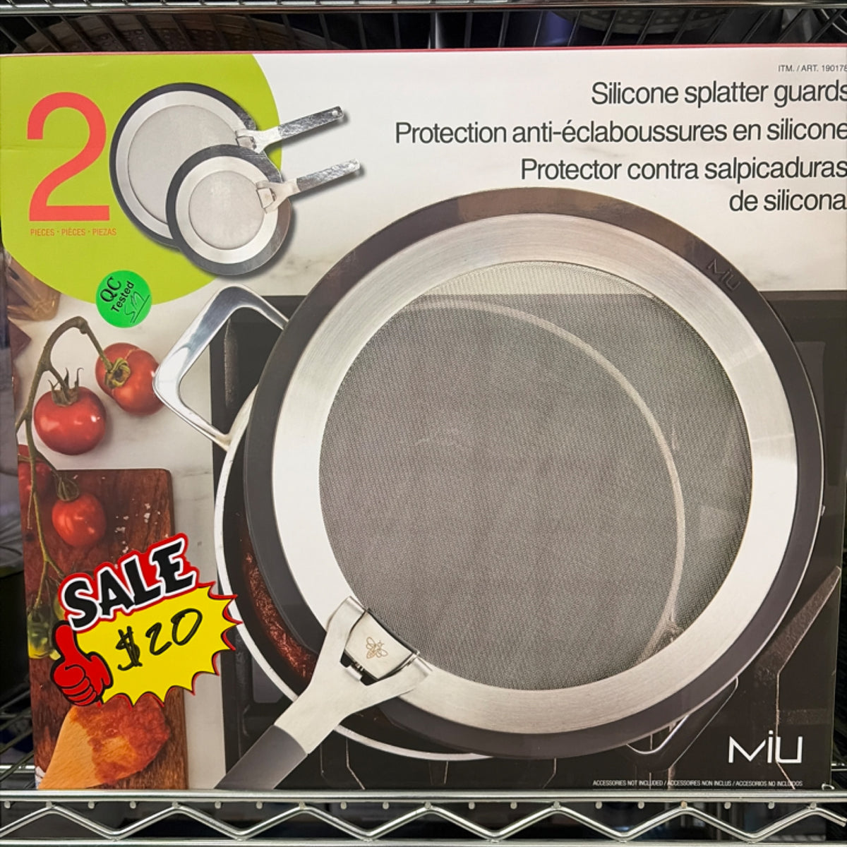 MIU Silicone Splatter Guard - 2pk